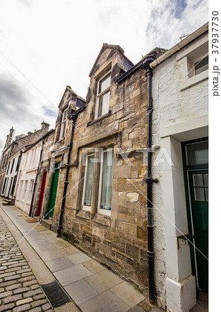 スコットランドの石畳の道　Cobbled Europe Scotland 37937730