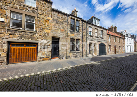 スコットランドの石畳の道 Cobbled Europe Scotland スコットランドの石畳の道 Cobbled Europe Scotland 37937732