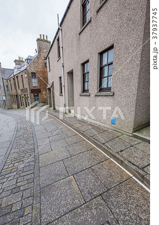 スコットランドの石畳の道 Cobbled Europe Scotland スコットランドの石畳の道 Cobbled Europe Scotland 37937745