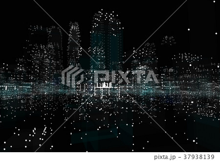 Hologram futuristic interface city 37938139