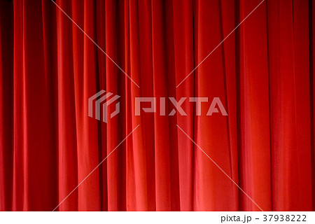 カーテン　ツイード　防炎加工　オーダーカーテン　形状記憶　赤レンガ色　緞帳 37938222