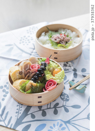 わっぱ弁当で作った春の行楽弁当 37938362