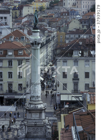 EUROPE PORTUGAL LISBON ROSSIO SQUARE 37939179