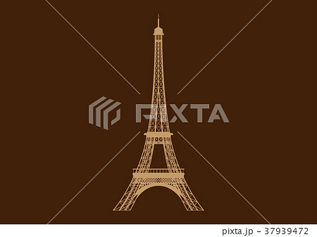 エッフェル塔のイラスト素材