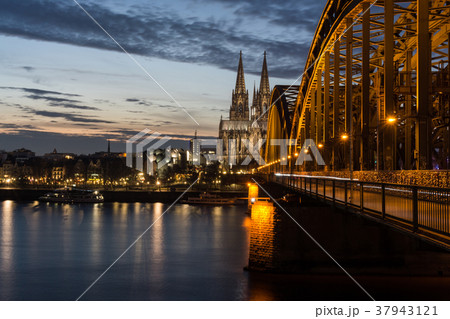 Evening in Cologne, North Rhine-Westphalia,Germany 37943121