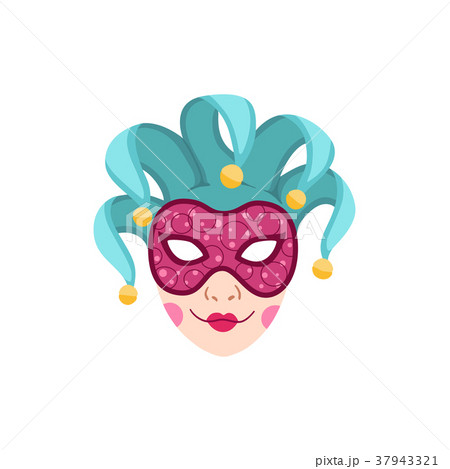 carnival mask isolated 37943321