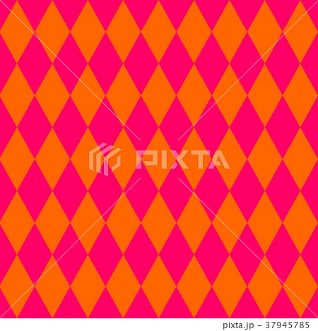 Tile orange and pink vector pattern 37945785