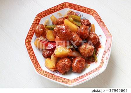 肉団子 酢豚風 肉団子 酢豚風 37946665