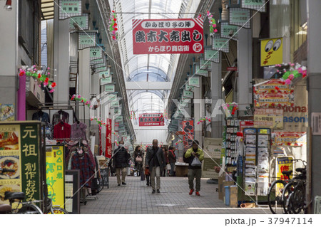 空堀商店街のアーケード 空堀商店街のアーケード 37947114