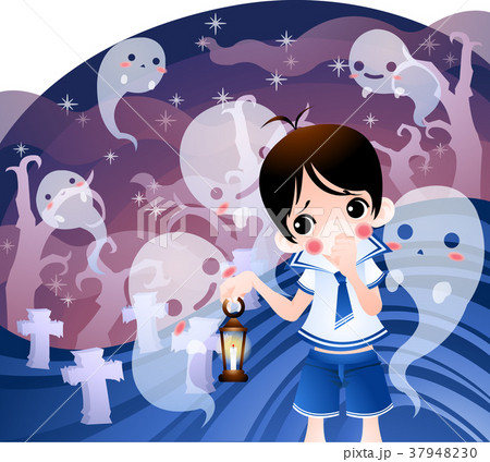 夏 幽霊 イラストのイラスト素材