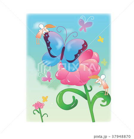 イラスト 春 風景のイラスト素材