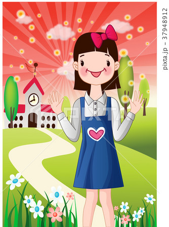 学校 女性 女 37948912