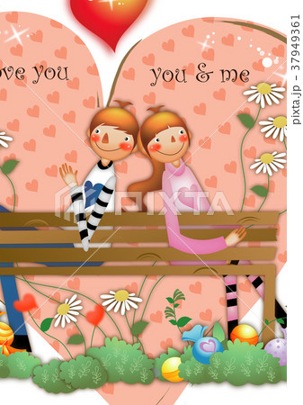 イラスト 恋人 愛 37949361