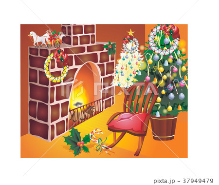 クリスマス 椅子 いす 37949479