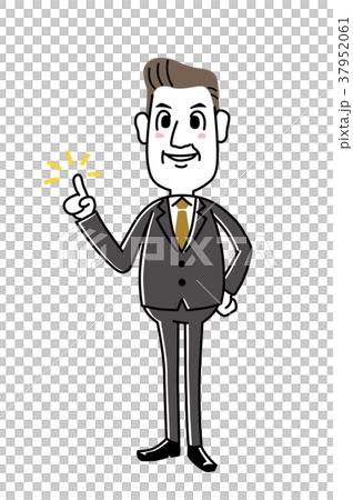 Middle-aged businessman | Check gesture 37952061