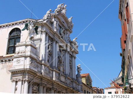 Facade of Santa Maria Zobenigo church in Venice 37952622