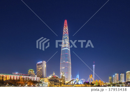 高層ビル ロッテワールドタワー ロッテワールド 37953438