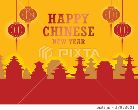 paper cut style Chinese New Year background paper cut style Chinese New Year background 37953601