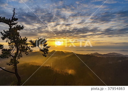 空 山 夕焼け 37954863