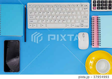 Office desk table of Business workplace Office desk table of Business workplace 37954993