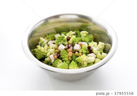 ロマネスコとミックスビーンズのサラダ ロマネスコとミックスビーンズのサラダ 37955556