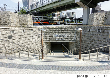 大阪城直結!地下鉄森ノ宮駅Subway Morinomiya Station 37960218