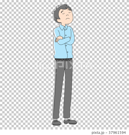 Dad _ think - Stock Illustration [37961594] - PIXTA