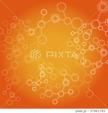 Abstract connection structure. Vector science 37961785
