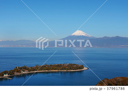 【静岡県・観光名所】大瀬崎と富士山 37961786