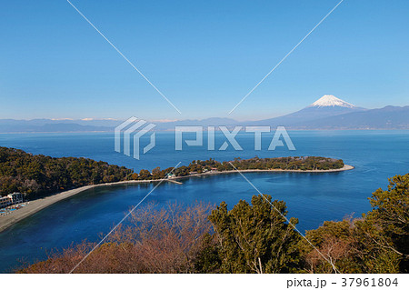 【静岡県・観光名所】大瀬崎と富士山 37961804