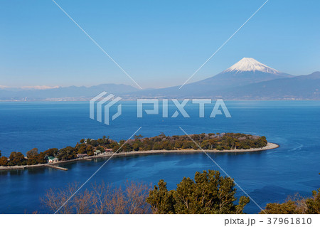 【静岡県・観光名所】大瀬崎と富士山 37961810