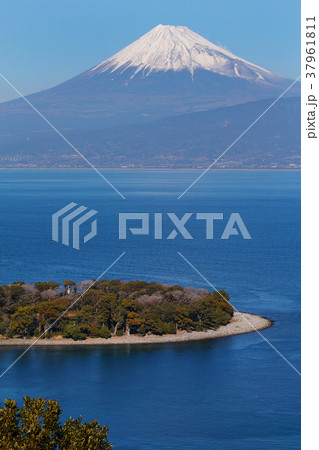 【静岡県・観光名所】大瀬崎と富士山 37961811