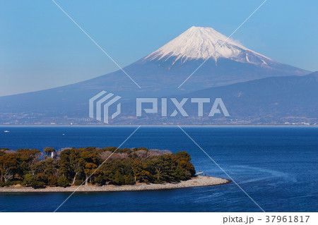 【静岡県・観光名所】大瀬崎と富士山 37961817