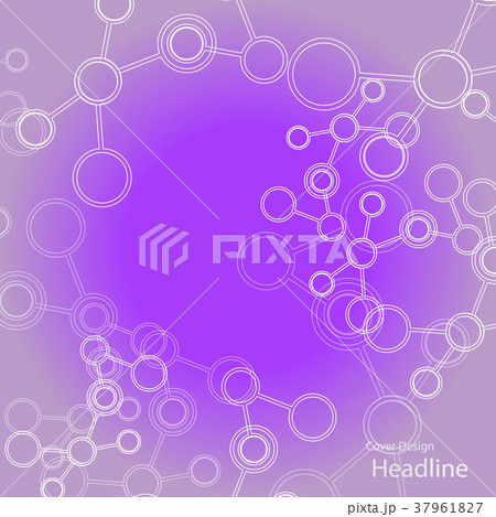 Abstract connection structure. Vector science Abstract connection structure. Vector science 37961827
