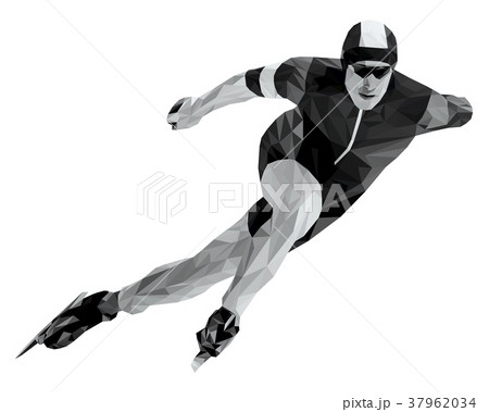 athlete skater in speed skating athlete skater in speed skating 37962034