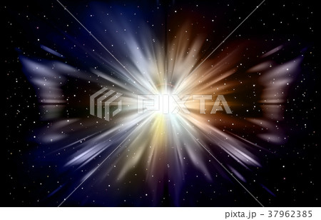 abstract space background with stars 37962385