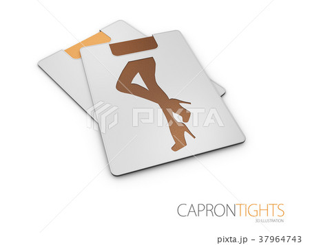 Shiny tights with sparkles. Fashion model  37964743