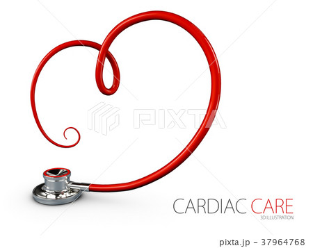Stethoscope in shape of heart.  37964768