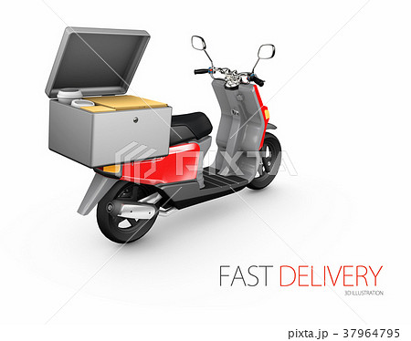 Delivery ride scooter motorcycle service 37964795