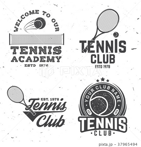 Tennis club. Vector illustration. 37965494