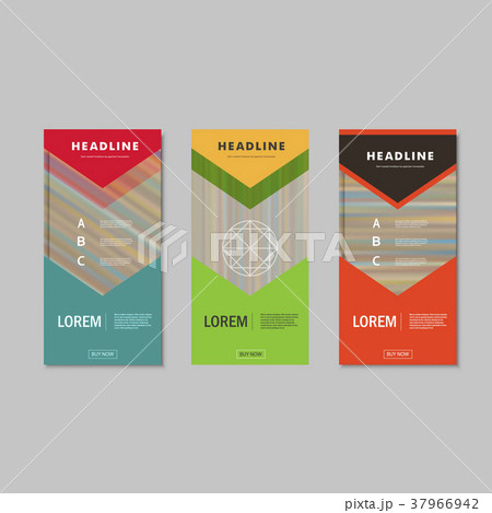 Set vector flyer modern design template Set vector flyer modern design template 37966942