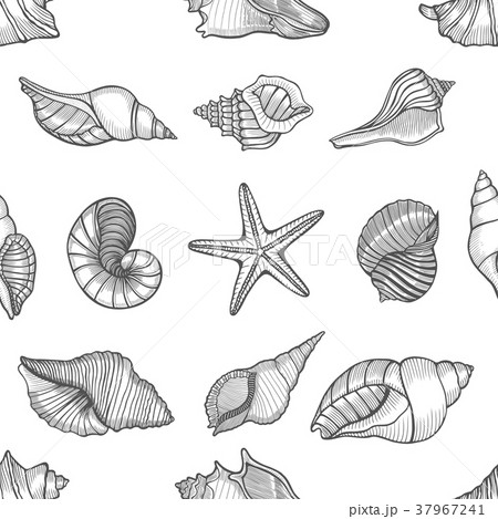 Hand drawn seamless pattern 37967241