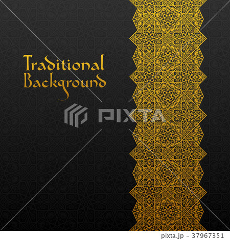 Abstract background with traditional ornament. 37967351