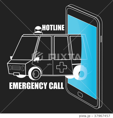 ambulance car via mobile phone, ambulance car via mobile phone, 37967457