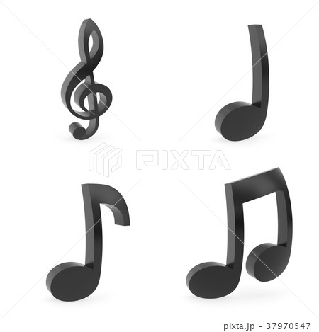 Curved music symbols 37970547