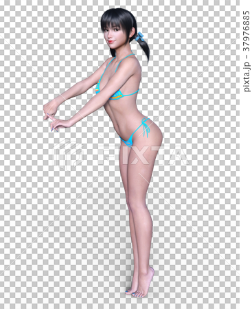 ビキニの女性 37976885
