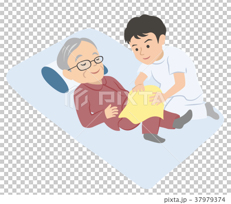 マッサージするおじいちゃん 37979374