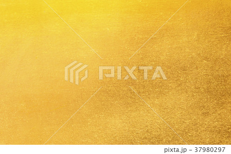 Shiny yellow leaf gold foil texture 37980297