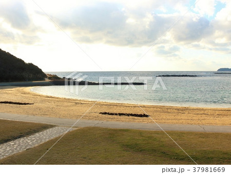 波戸岬海水浴場の写真素材