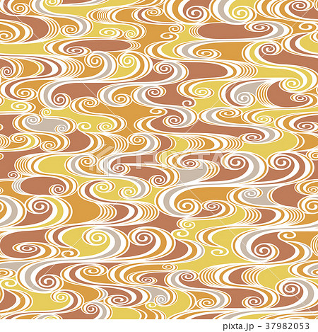 日本的な水紋柄、 日本的な水紋柄、 37982053